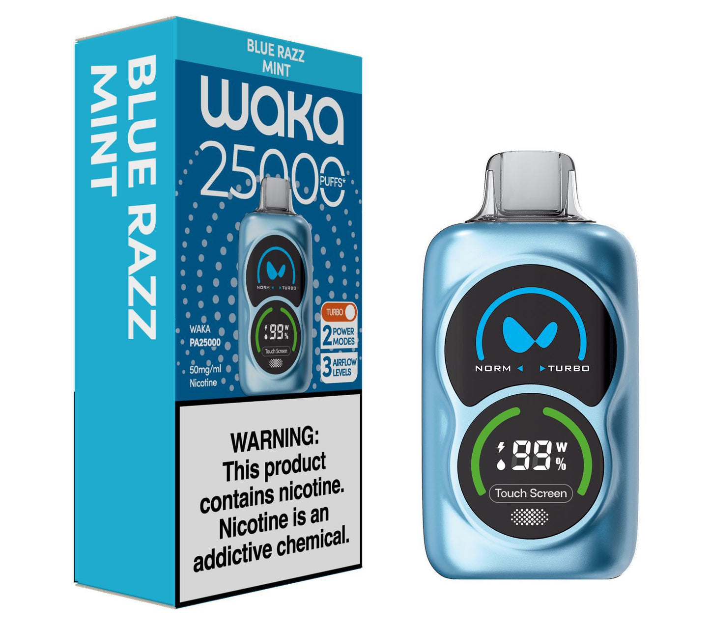 Waka PA25000 Puffs 50mg Disposable Vape | Ultra High - Capacity Rechargeable Vape Pod - We Vape