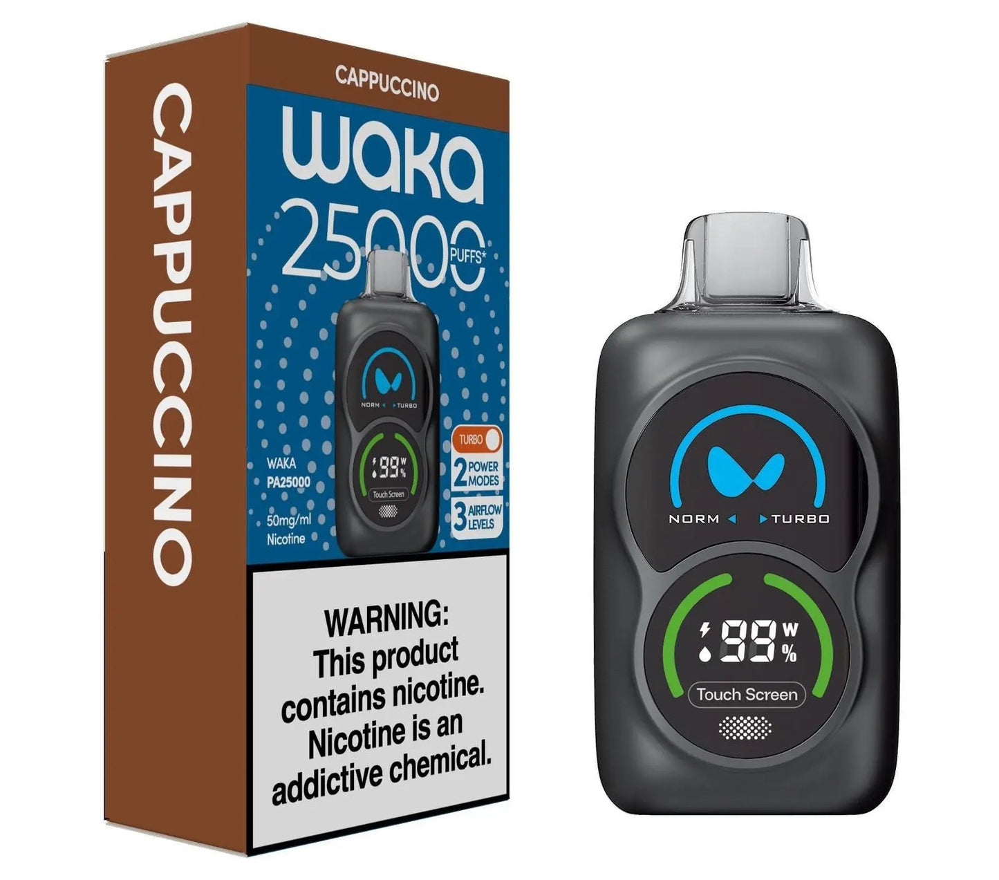 Waka PA25000 Puffs 50mg Disposable Vape | Ultra High - Capacity Rechargeable Vape Pod - We Vape