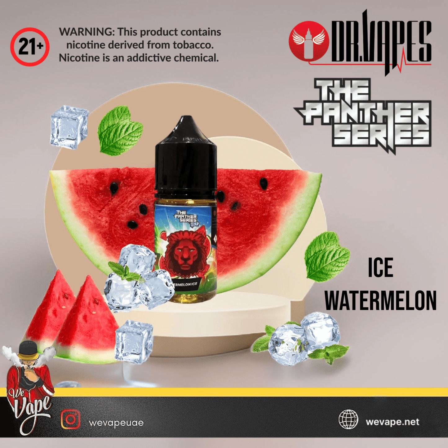 Watermelon Ice - The Panther Series By Dr Vapes (30mg) - We Vape