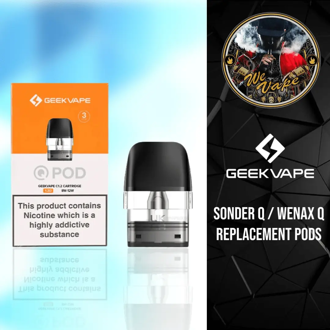 Wenax Q Replacement Pod By Geek Vape - We Vape