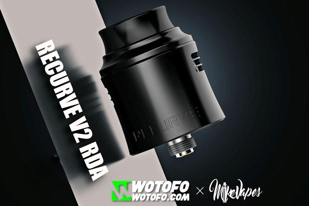 Wotofo Recurve Dual RDA – 24mm Rebuildable Dripping Atomizer for Dual Coil Builds & Precision Side Airflow - We Vape