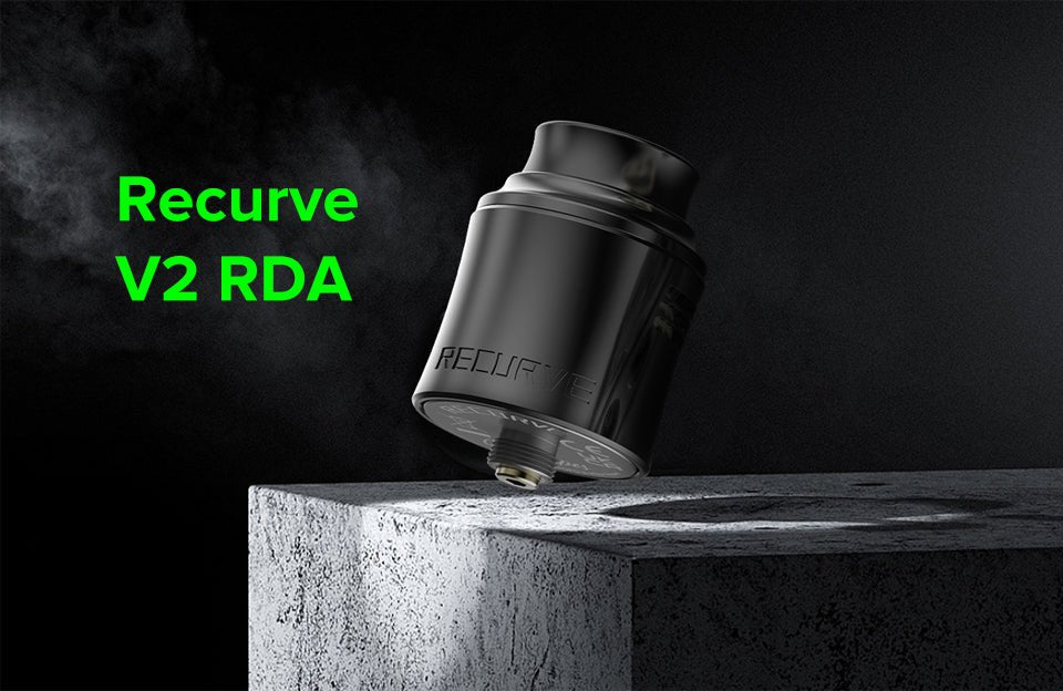 Wotofo Recurve Dual RDA – 24mm Rebuildable Dripping Atomizer for Dual Coil Builds & Precision Side Airflow - We Vape