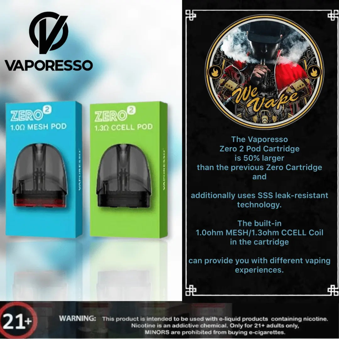 Zero 2 Replacement Pod by Vaporesso - We Vape