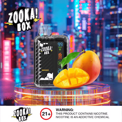 ZOOKA BOX – 25,000 Puffs Disposable Vape (By BAZOOKA) | Mesh Coil Rechargeable Pod - We Vape
