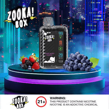 ZOOKA BOX – 25,000 Puffs Disposable Vape (By BAZOOKA) | Mesh Coil Rechargeable Pod - We Vape