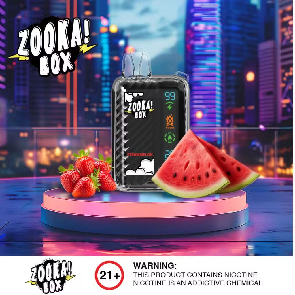 ZOOKA BOX – 25,000 Puffs Disposable Vape (By BAZOOKA) | Mesh Coil Rechargeable Pod - We Vape