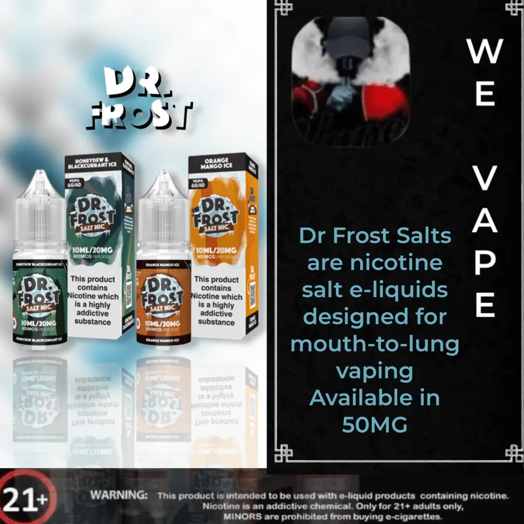 Dr Frost E - Liquid (Salt Nicotine) - We Vape