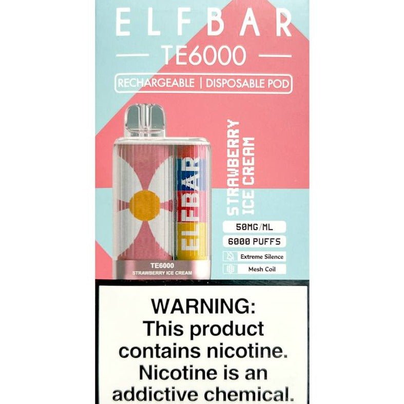 Elf Bar TE 6000 Puffs Disposable Vape - We Vape