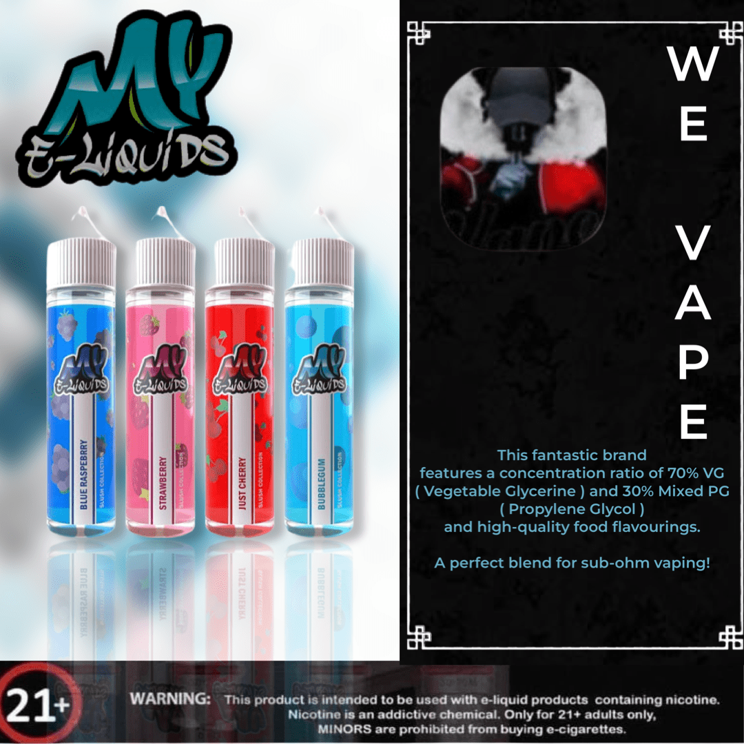 My E - Liquids (3mg) - We Vape