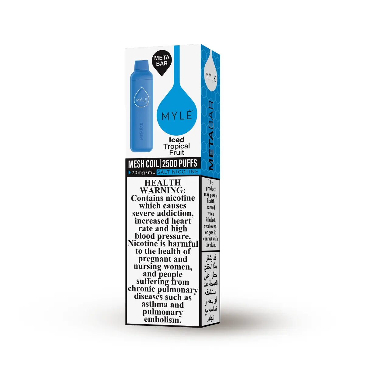MYLE Meta Bar 2500 Puffs Disposable Vape - We Vape
