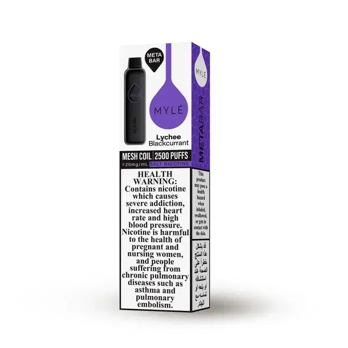 MYLE Meta Bar 2500 Puffs Disposable Vape - We Vape