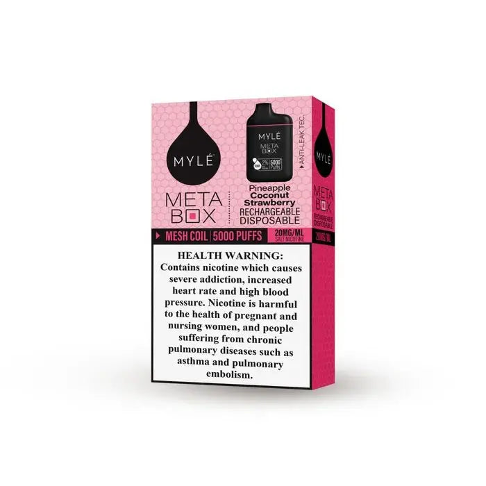 MYLE Meta Box 5000 Puffs Disposable Vape - We Vape
