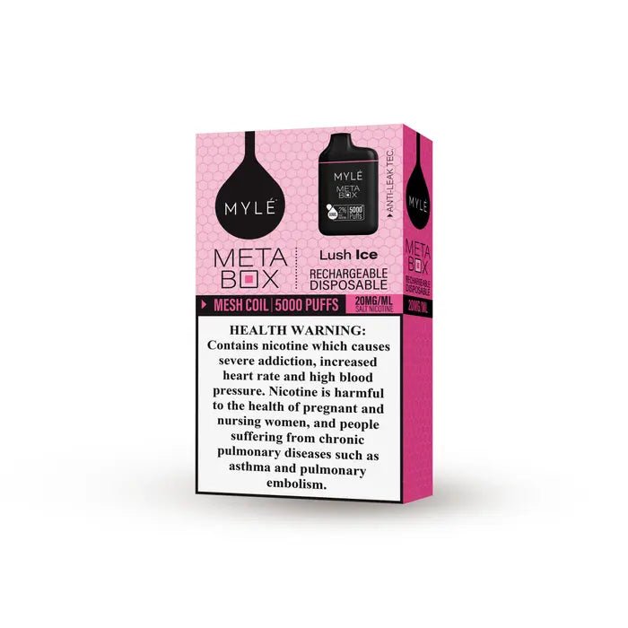 MYLE Meta Box 5000 Puffs Disposable Vape - We Vape