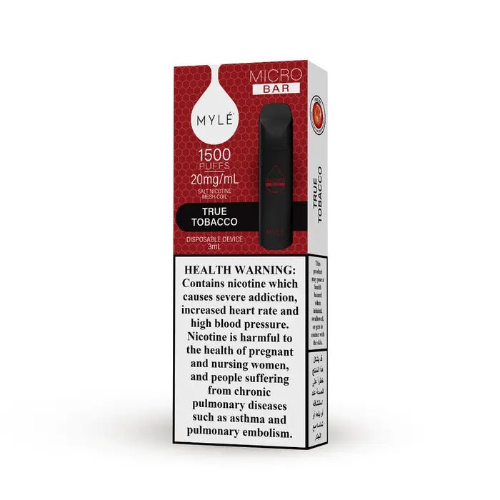 Myle Micro Bar 1500 Puffs Disposable Vape - We Vape