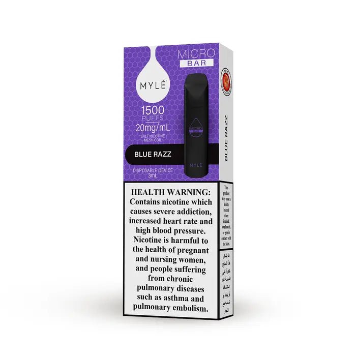 Myle Micro Bar 1500 Puffs Disposable Vape - We Vape
