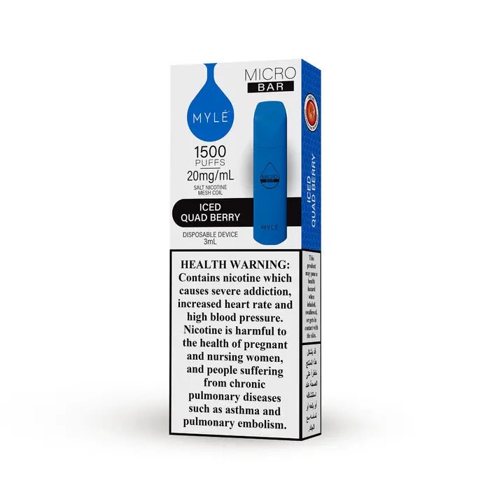 Myle Micro Bar 1500 Puffs Disposable Vape - We Vape