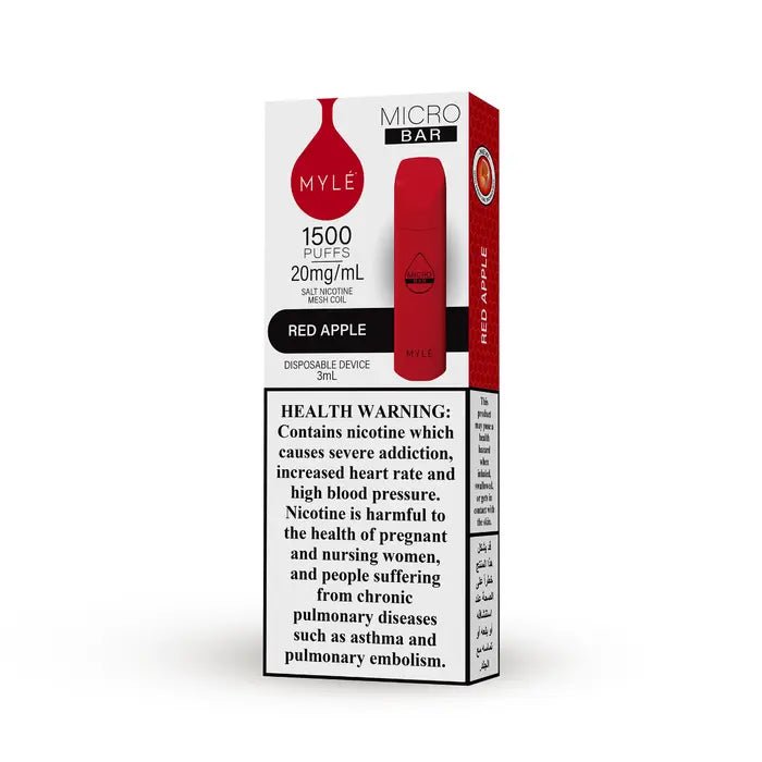 Myle Micro Bar 1500 Puffs Disposable Vape - We Vape