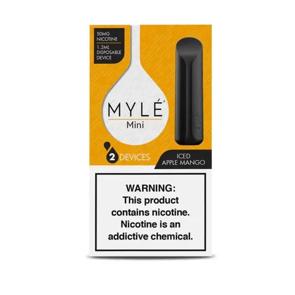 MYLE Mini 500 Puffs (2pcs/pack) Disposable Vape - We Vape