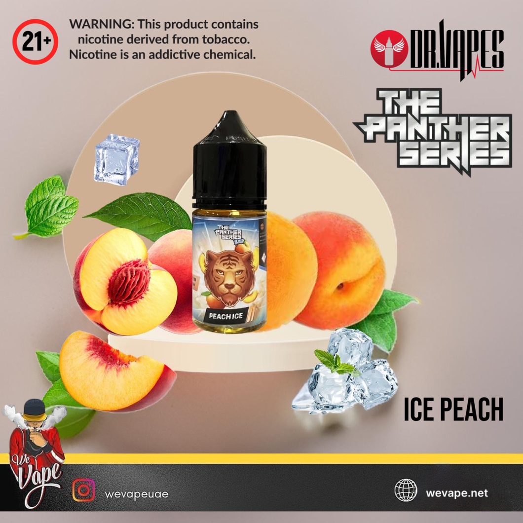 Peach Ice - The Panther Series By Dr Vapes (30mg)