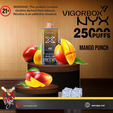 Load image into Gallery viewer, VigorBox NYX 25000 Puffs - Disposable Vape
