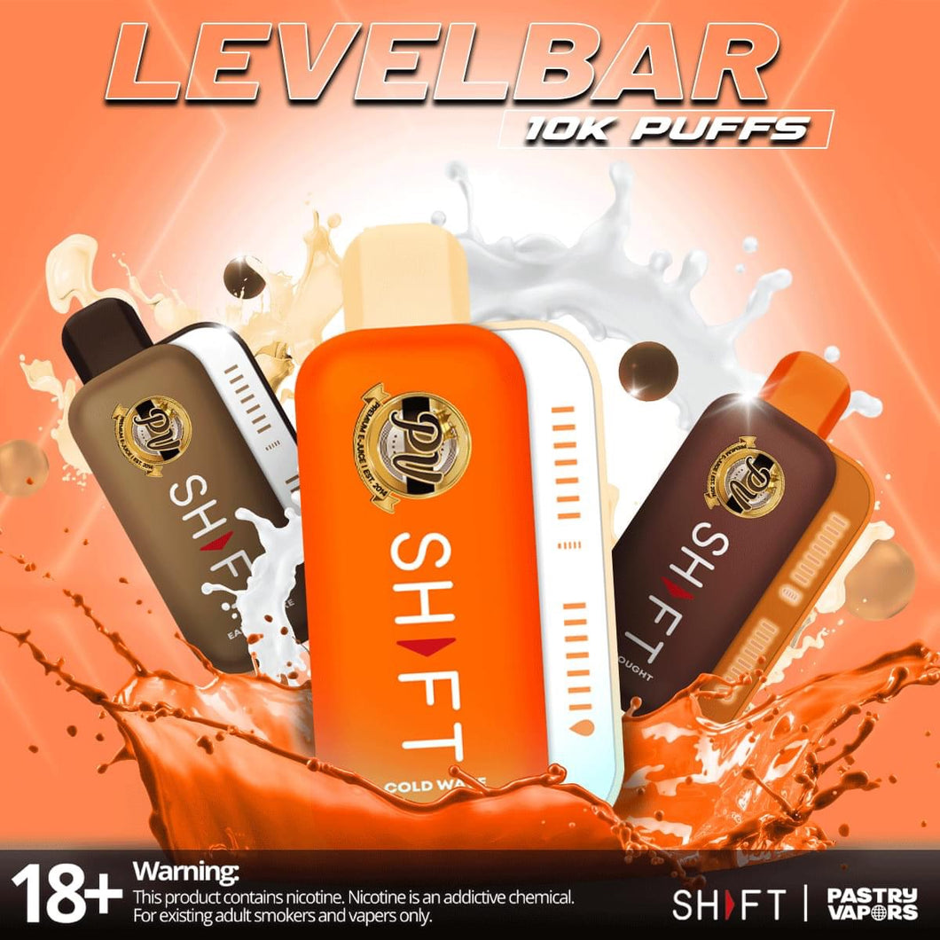 Shift - Pastry vapor - Level bar 10000 Puffs Disposable Vape (30mg)