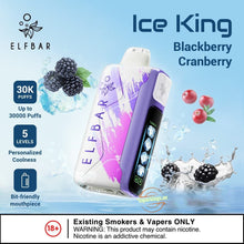 Load image into Gallery viewer, Elfbar - Ice king Disposable Pod 30000 Puffs
