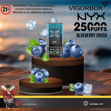 Load image into Gallery viewer, VigorBox NYX 25000 Puffs - Disposable Vape
