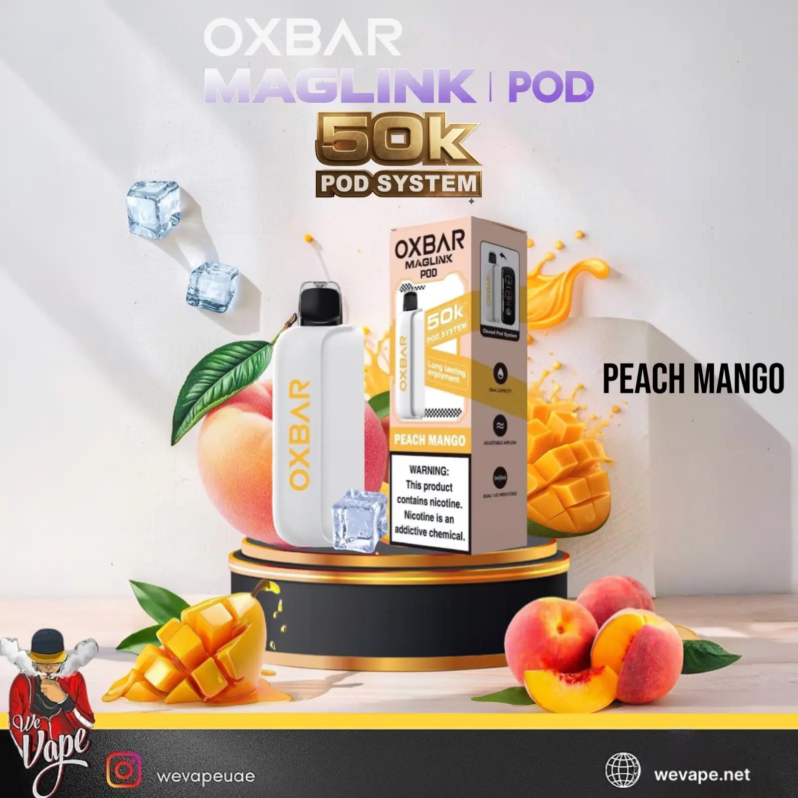 OXBAR MAGLINK POD 50000 Puffs We Vape Disposable Pod