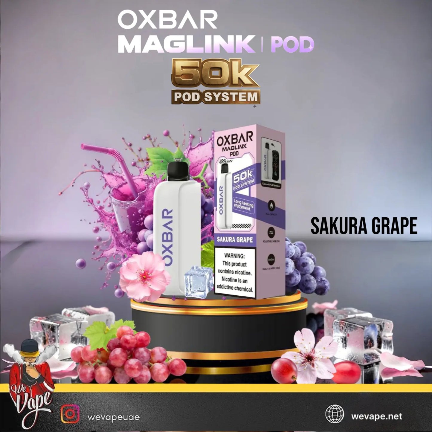 OXBAR MAGLINK POD 50000 Puffs We Vape Disposable Pod