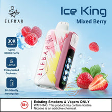 Load image into Gallery viewer, Elfbar - Ice king Disposable Pod 30000 Puffs
