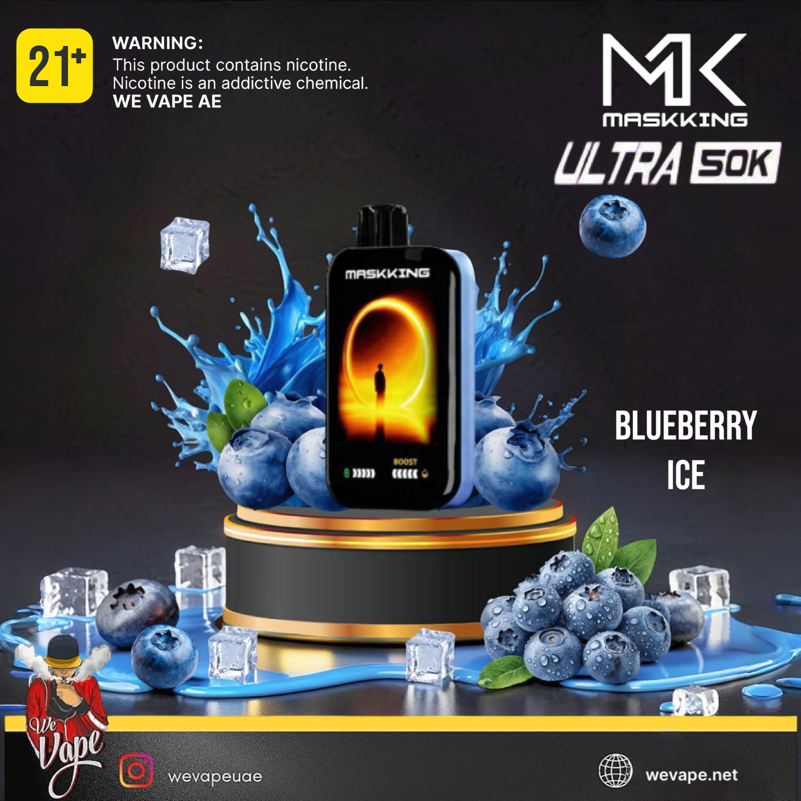 Maskking Ultra 50k Disposable Pod Kit We Vape Disposable Pod