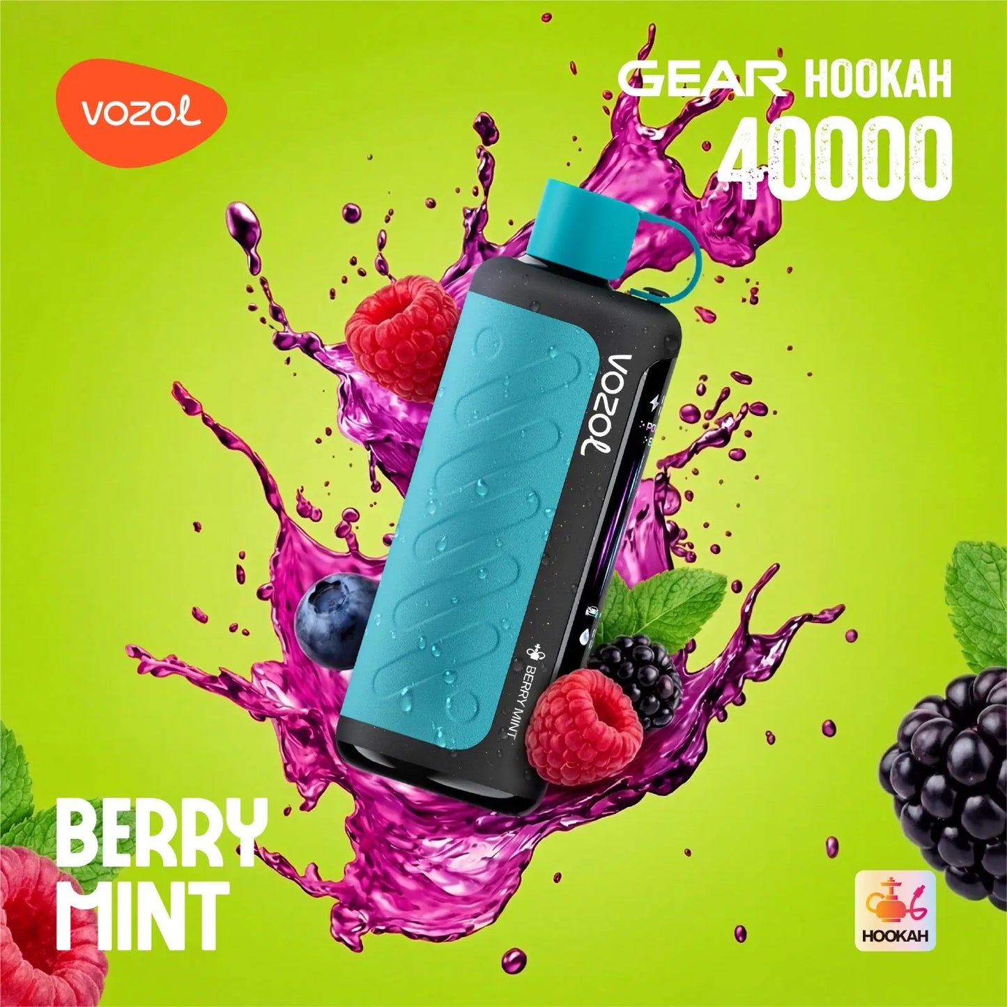 VOZOL Gear Hookah 40K Disposable Vape Kit – 40,000 Puffs | Dual Mode | 3mg / 5mg Nicotine - We Vape