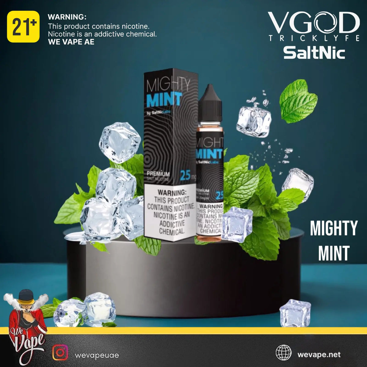 Mighty Mint by VGOD (Saltnic) We Vape Salt Nic