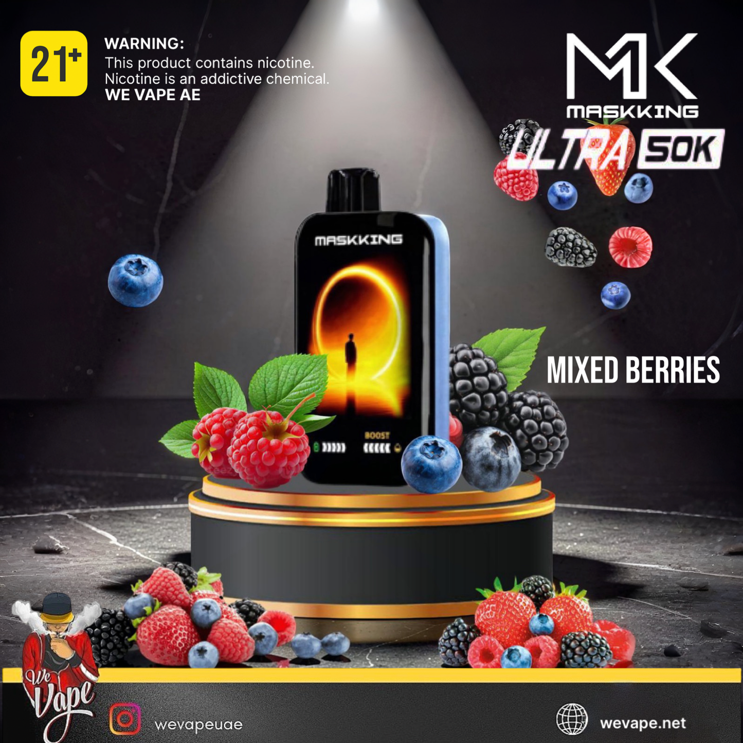 Maskking Ultra 50k Disposable Pod Kit We Vape Disposable Pod