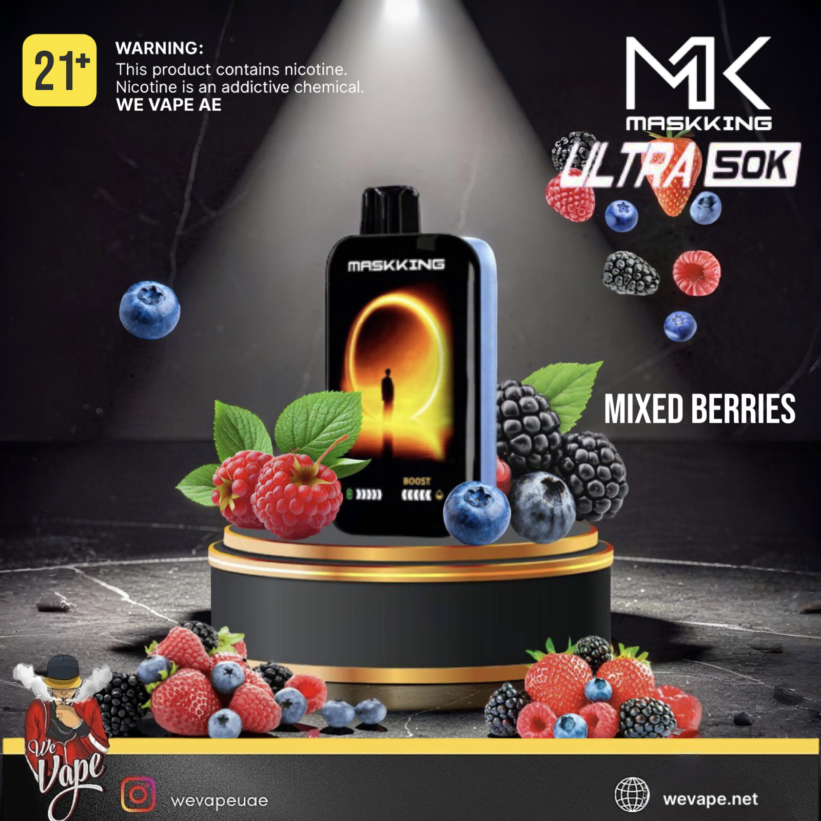 Maskking Ultra 50k Disposable Pod Kit We Vape Disposable Pod