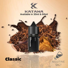 Load image into Gallery viewer, Katana Black Classic By Tokyo (Saltnic)
