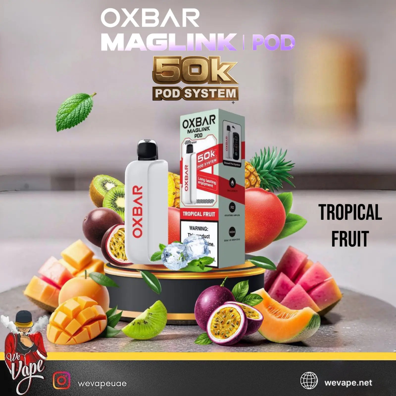 OXBAR MAGLINK POD 50000 Puffs We Vape Disposable Pod
