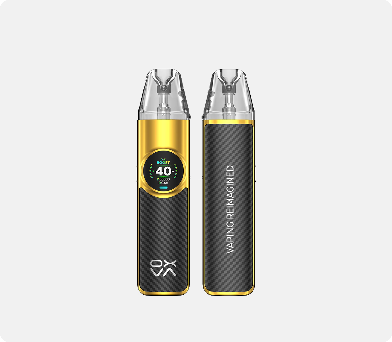 OXVA NEXLIM Pod System Kit front view with installed pod

