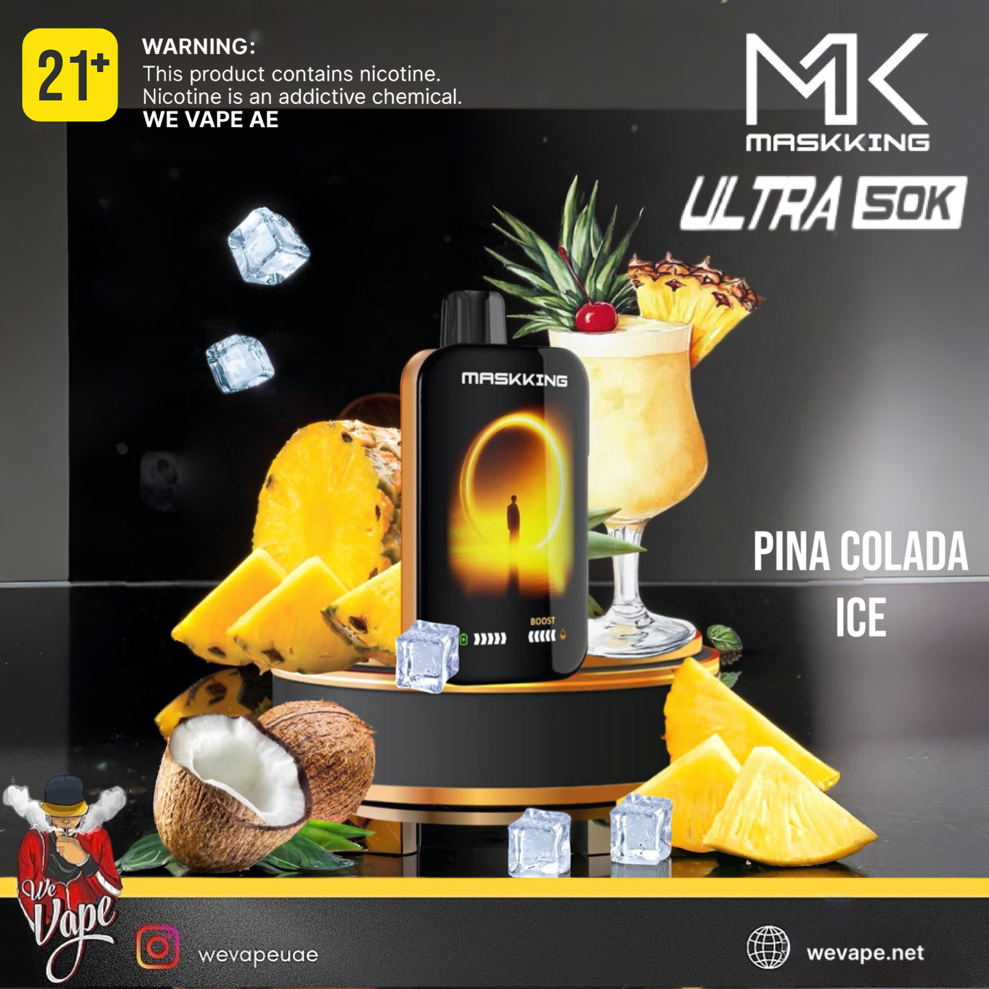 Maskking Ultra 50k Disposable Pod Kit We Vape Disposable Pod