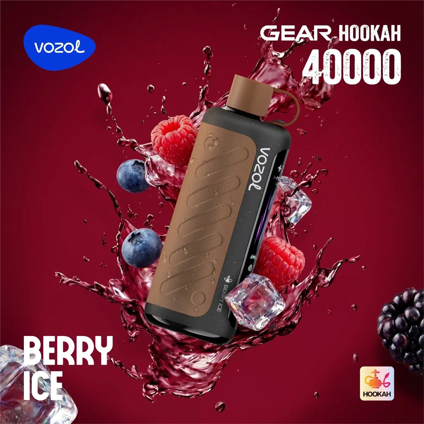 VOZOL Gear Hookah 40K Disposable Vape Kit – 40,000 Puffs | Dual Mode | 3mg / 5mg Nicotine - We Vape