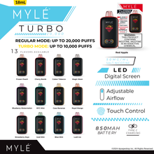 Load image into Gallery viewer, Myle - Turbo 20000 Puffs Disposable Pod
