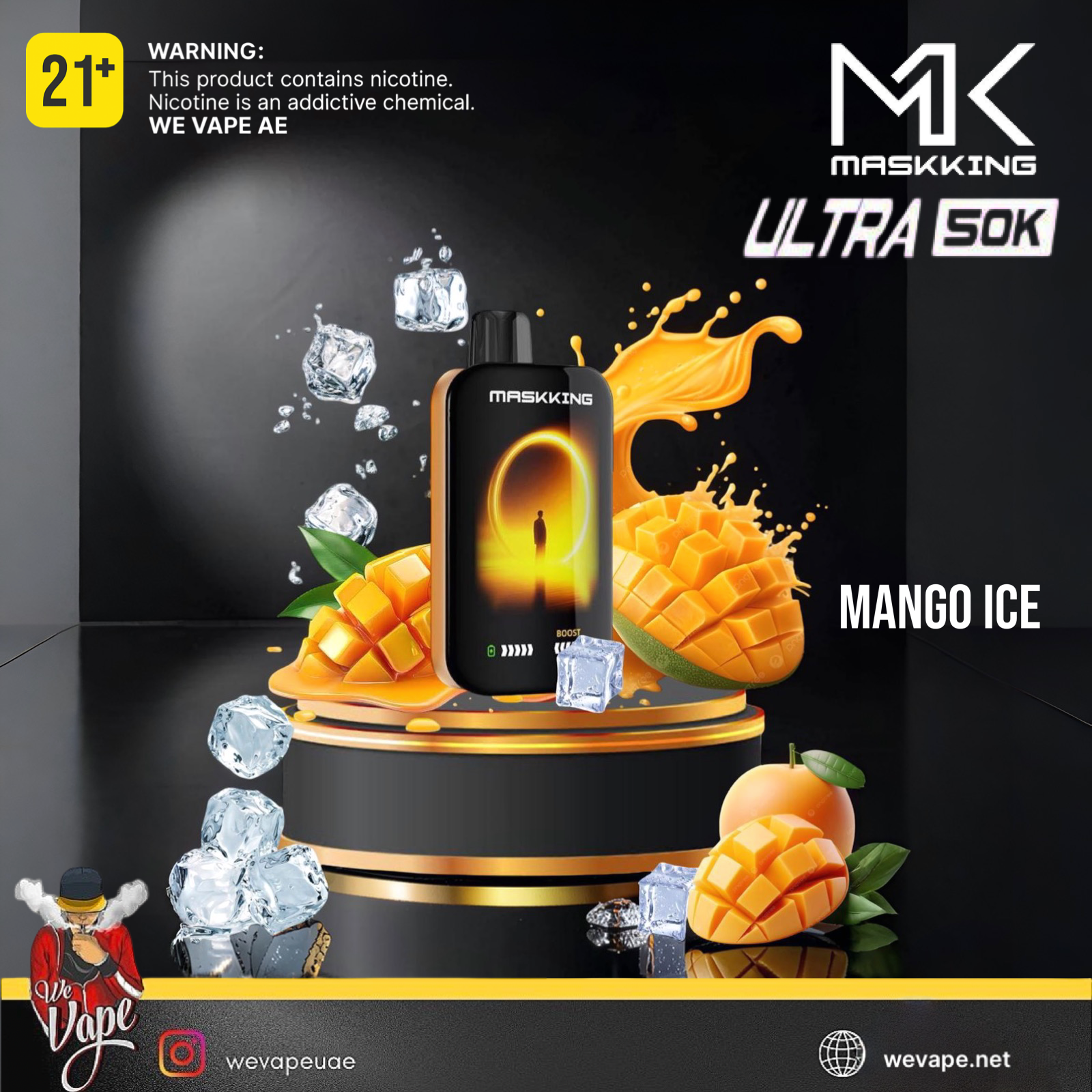 Maskking Ultra 50k Disposable Pod Kit We Vape Disposable Pod