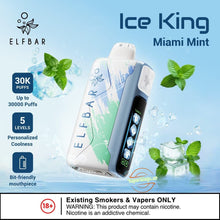 Load image into Gallery viewer, Elfbar - Ice king Disposable Pod 30000 Puffs
