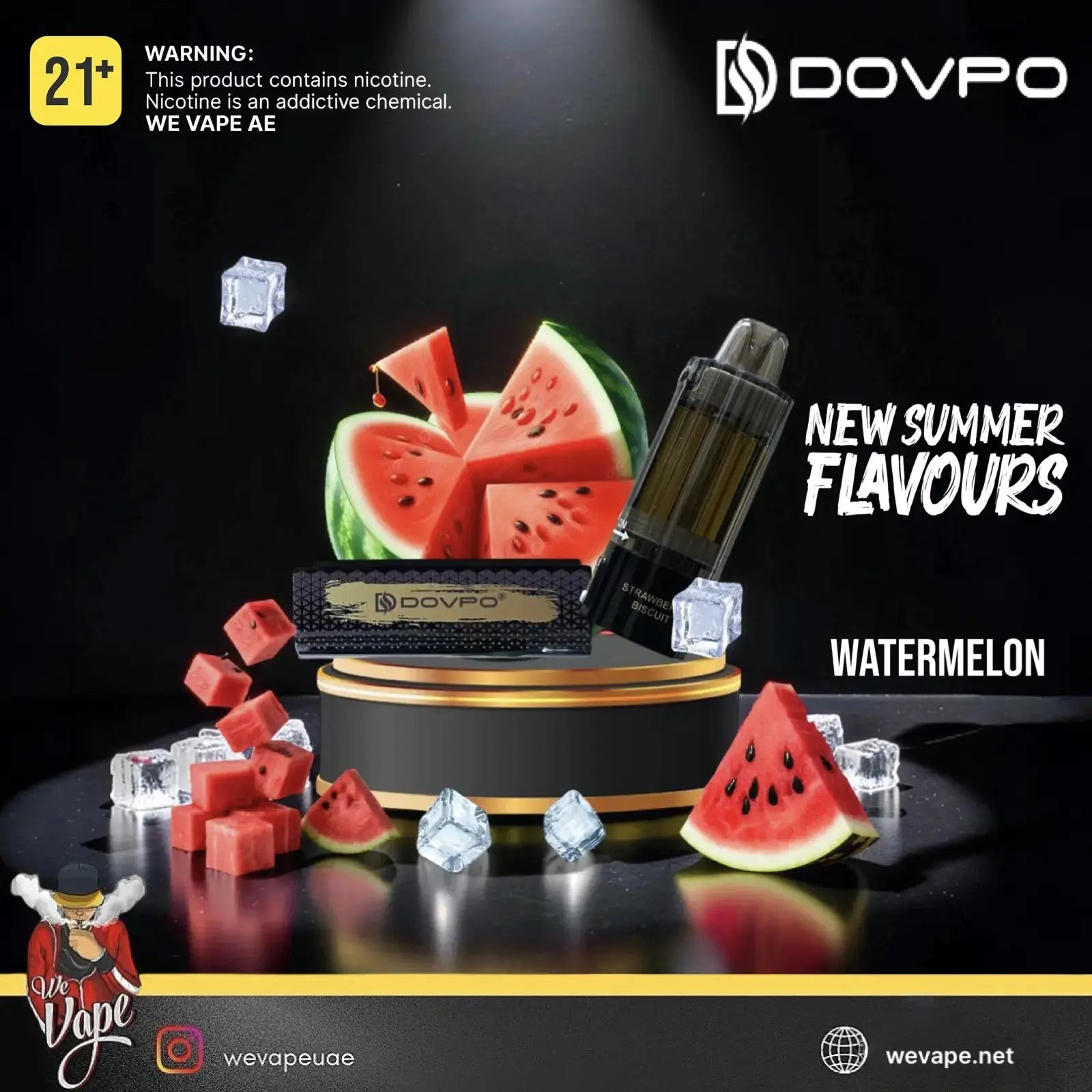 DOVPO KIT 30K Watermelon disposable vape with 30,000 puffs