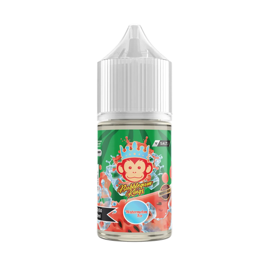 DR VAPES BUBBLE GUM KINGS SALTNIC IN 30ML WATERMELON ICE IN WHITE BACKGROUND
