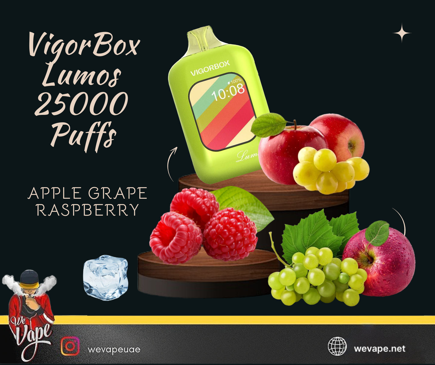 VigorBox Lumos 25000 Puffs - Disposable Pods