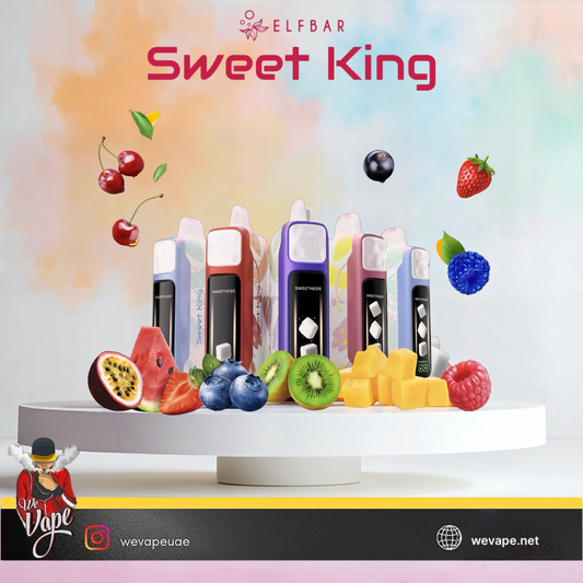 Elf Bar Sweet King 30,000 Puffs Disposable Vape – ultra high-capacity pod for extended vaping.