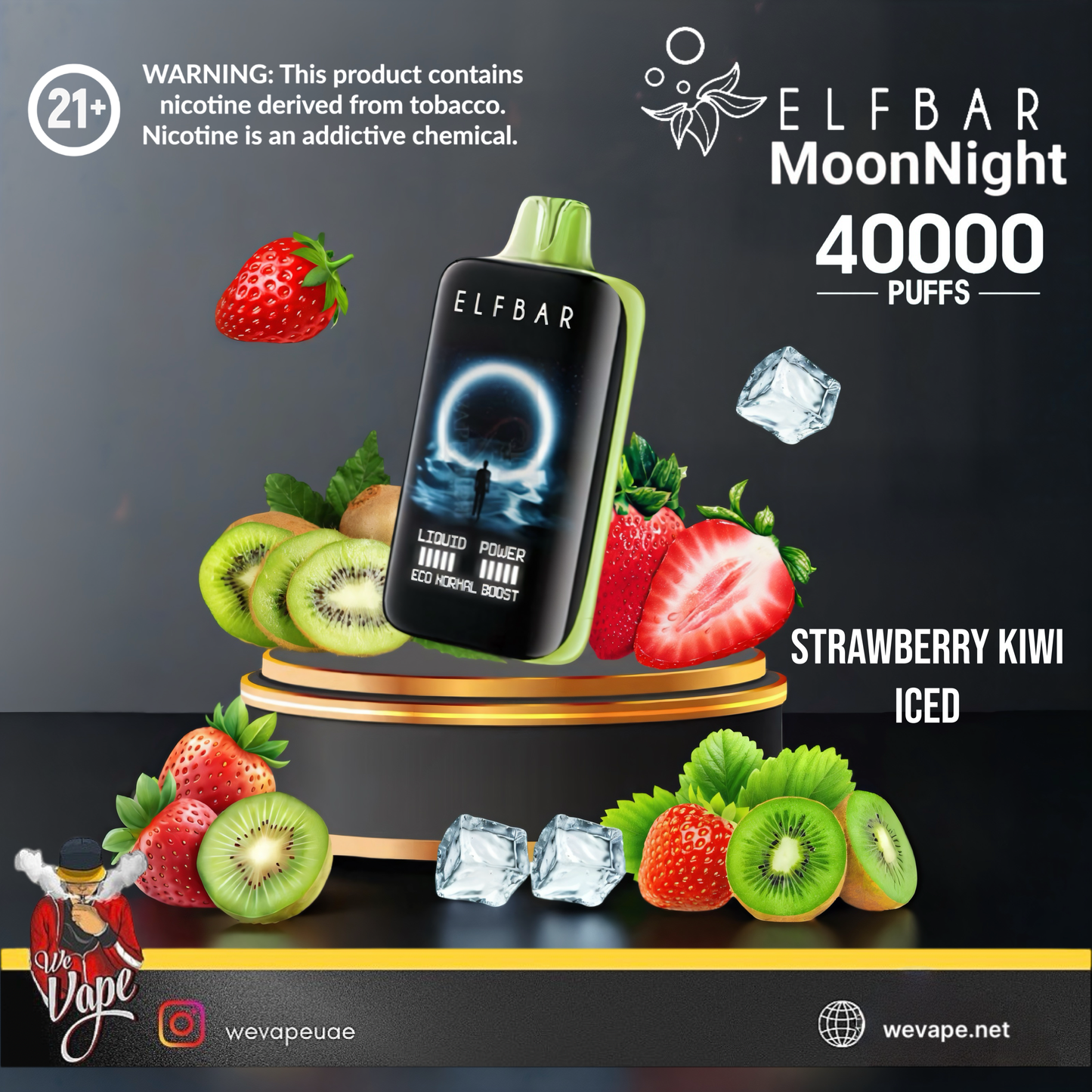 Elf Bar Moon Night 40,000 Puffs - Disposable Pod