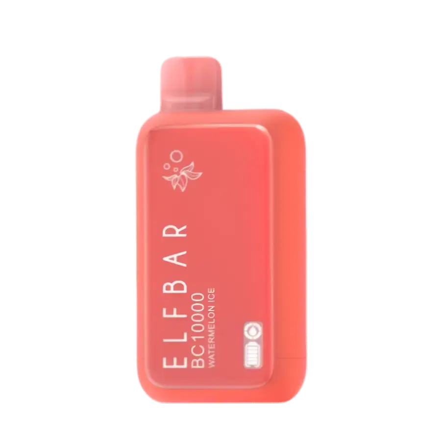 Coral-colored vape device with 'ELFBAR' branding on a white background. ORDER NOW AND GET 20% DISCOUNT