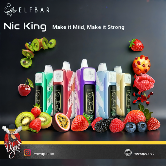 Elf Bar Nic King 30,000 Puff Vape – powerful disposable pod with high capacity and rich taste.
